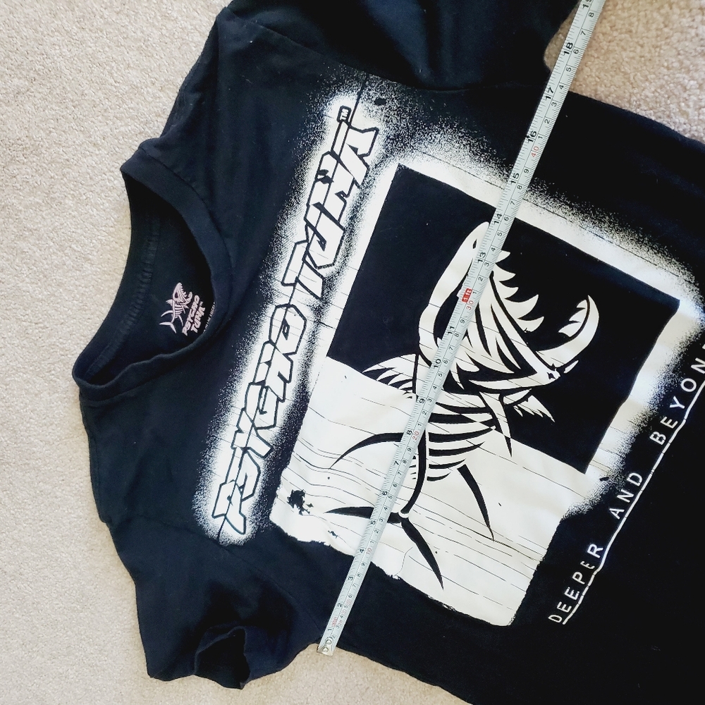 Psycho Tuna Black Graphic Retro Streetwear Urban Tee S - Picture 5 of 8